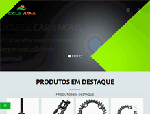 Tablet Screenshot of cicleviana.com.br